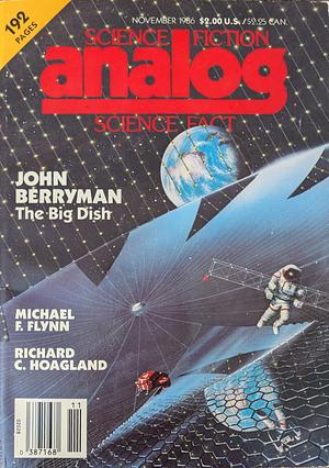 Analog Science Fiction and Fact, November 1986 by Michael F. Flynn, John Berryman, John Dalmas, Richard C. Hoagland, Lynette Meserole, Mark Schulzinger, Rob Chilson