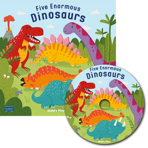 Five Enormous Dinosaurs [With CD (Audio)] by 