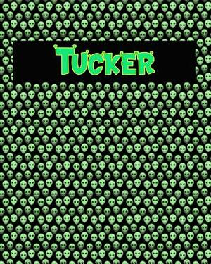 120 Page Handwriting Practice Book with Green Alien Cover Tucker: Primary Grades Handwriting Book by Sheldon Franks