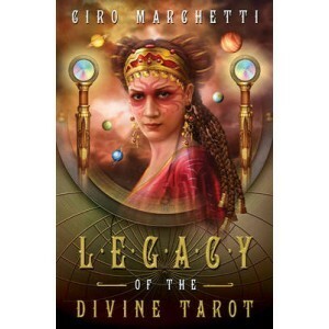 Legacy of the Divine Tarot With Paperback Book and Black Organdy Tarot Bag by Ciro Marchetti