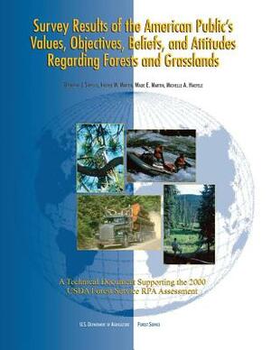 Survey Results of the American Public's Values, Objectives, Beliefs, and Attitudes Regarding Forests and Grasslands: A Technical Document Supporting t by U. S. Department of Agriculture, Forest Service