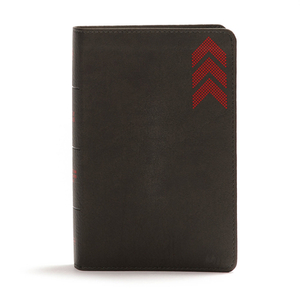 CSB On-The-Go Bible, Charcoal Arrow by Csb Bibles by Holman