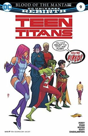 Teen Titans #9 by Benjamin Percy, Jonboy Meyers, Jim Charalampidis, Khoi Pham, John Scott