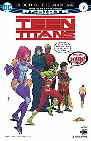 Teen Titans #9 by John Scott, Khoi Pham, Jim Charalampidis, Jonboy Meyers, Benjamin Percy