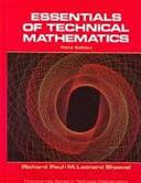 Essentials of Technical Mathematics by Richard S. Paul, M. Leonard Shaevel