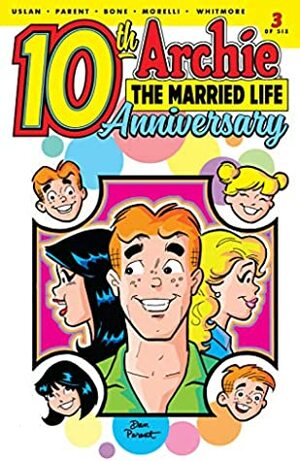 Archie: The Married Life - 10th Anniversary #3 by Howard Chaykin, J. Bone, Wil Quintana, Marguerite Sauvage, Stephen Oswald, Vincent Lovallo, Victor Gorelick, Michael Uslan, Jamie Lee Rotante, Jack Morelli, Jon Goldwater, Dan Parent, Michael E. Uslan, Glenn Whitmore