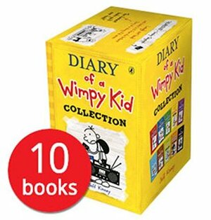 Diary of a Wimpy Kid Collection - 10 Books by Jeff Kinney