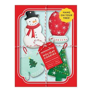 Holiday Cookies Shaped Portfolio Notecards by Galison