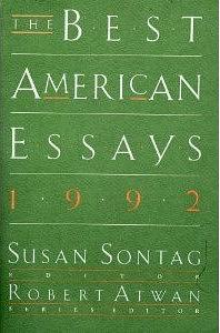 The Best American Essays 1992 by Robert Atwan, Susan Sontag