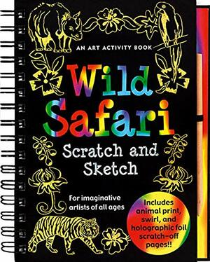 Wild Safari: An Art Activity Book for Imaginative Artists of All Ages With Wooden Stylus Pencil by Heather Zschock