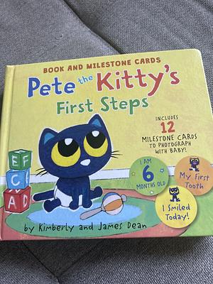 Pete the Kitty's First Steps: Book and Milestone Cards by James Dean, Kimberly Dean