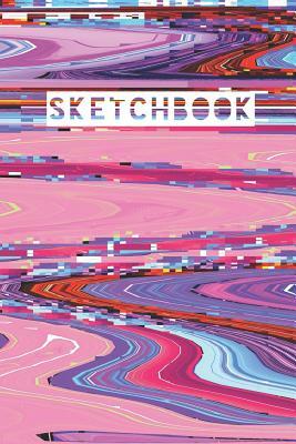 Sketchbook: Abstract Glitch Distortion Pastel Art Design by Frasier Cheng-Binns