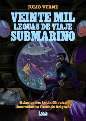 Veinte mil leguas de viaje submarino by Lucia Oliveira, Jules Verne, Jules Verne