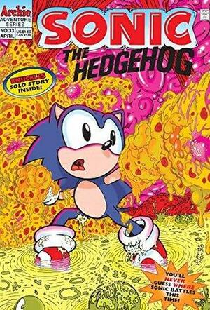 Sonic the Hedgehog #33 by Mike Kanterovich, Scott Fulop, Justin Gabrie, Ken Penders, Harvey Mercadoocasio, Dave Manak, Michael Gallagher, Jon D’Agostino