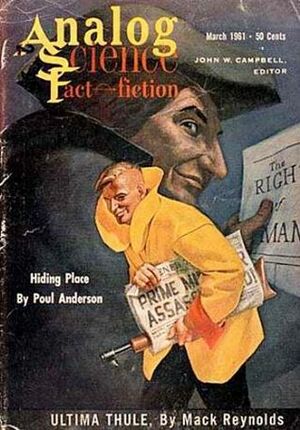 Analog Science Fiction and Fact, 1961 March by Mack Reynolds, Poul Anderson, Clifford D. Simak, John W. Campbell Jr., G. Harry Stine, Arthur W. Orton, Maurice Price