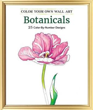 Color Your Own Wall Art Botanicals: 25 Color-By-Number Designs by Adams Media