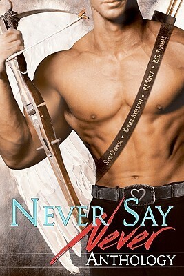 Never Say Never: Stripped / Valentine 2525 / A Secret Valentine / A Valentine for Evrain by Xavier Axelson, B.G. Thomas, RJ Scott, Shae Connor