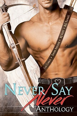 Never Say Never: Stripped / Valentine 2525 / A Secret Valentine / A Valentine for Evrain by B.G. Thomas, Shae Connor, Xavier Axelson, RJ Scott