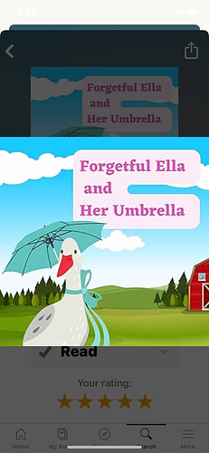 Forgetful Ella and her umbrella by Rachel Carr