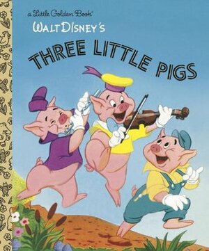 Walt Disney's Three Little Pigs (A Little Golden Book) by Milt Banta, Alec Dempster