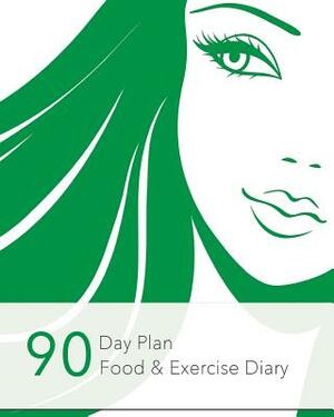 90 Day Plan, Food & Exercise Diary: The Body Plan Plus, B&W Version by Jonathan Bowers