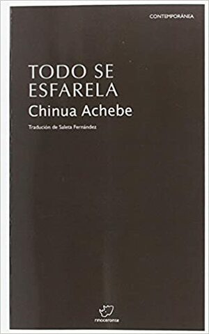 Todo se esfarela by Chinua Achebe