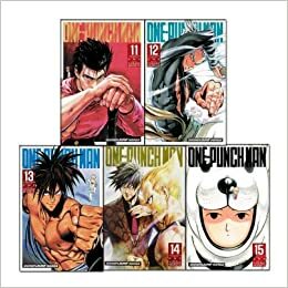 One-Punch Man Volume 11-15 Collection 5 Books Set by ONE