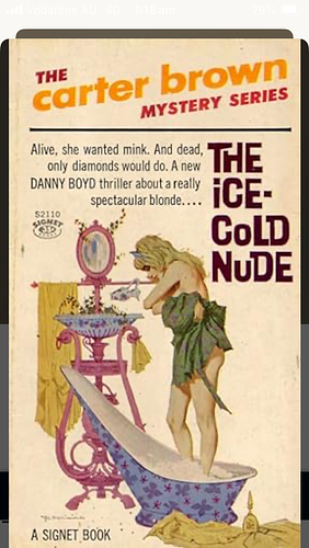 The Ice-Cold Nude by Carter Brown