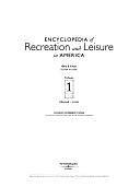 Encyclopedia of Recreation and Leisure in America, Volume 1 by Gary S. Cross