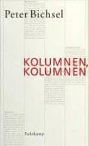 Kolumnen, Kolumnen by Peter Bichsel