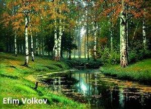 34 Amazing Color Paintings of Efim Volkov - Russian Landscape Painter by Jacek Michalak