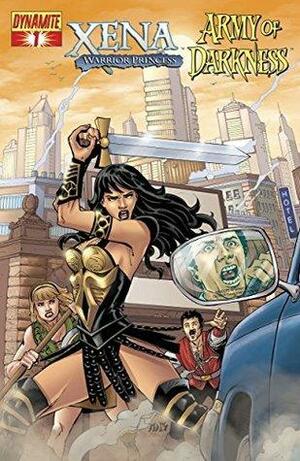 Xena: Warrior Princess vs. Army of Darkness: What, Again? #1 by Elliott Serrano, Brandon Jerwa