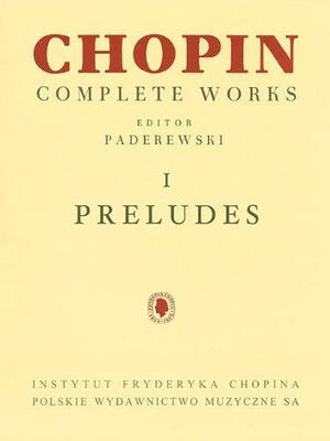 Preludes for Piano by Ignacy Jan Paderewski, J. Turczynski, L. Bronarski