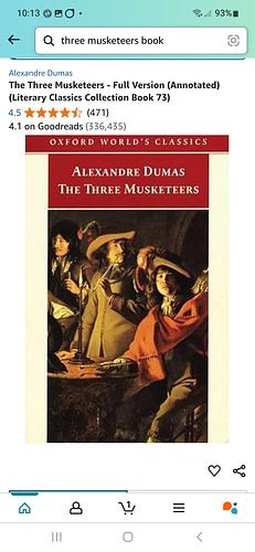 The Three Musketeers by Alexandre Dumas