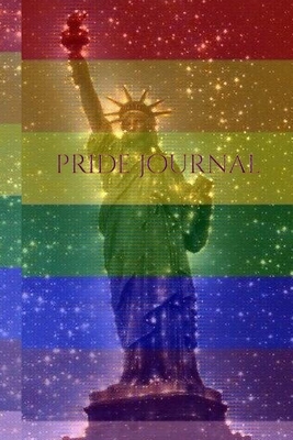 Pride Rainbow statue of liberty creative blank journal by Michael Huhn