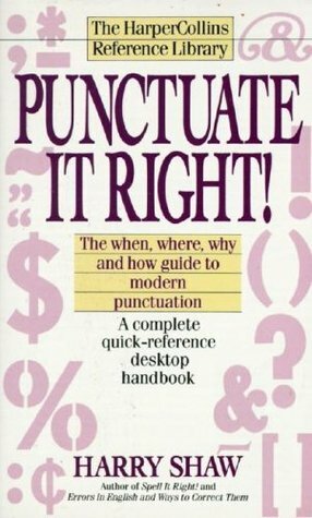 Punctuate It Right! by Harry Shaw