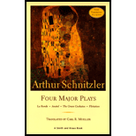 Arthur Schnitzler: Four Major Plays by Arthur Schnitzler