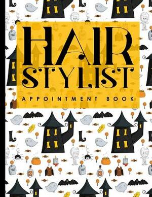 Hair Stylist Appointment Book: 2 Columns Appointment Pad, Cute Appointment Books, Undated Appointment Book, Cute Halloween Cover by Moito Publishing