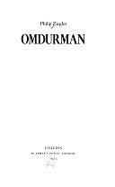 Omdurman by Philip Ziegler