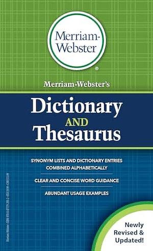 Merriam-Webster's Dictionary and Thesaurus by Merriam-Webster
