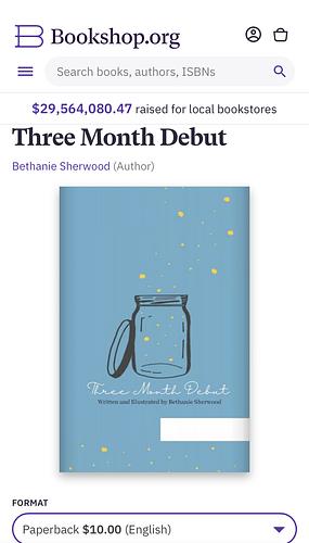 Three Month Debut by Bethanie Sherwood