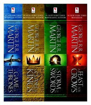 A Game of Thrones / A Clash of Kings / A Storm of Swords / A Feast for Crows by George R.R. Martin