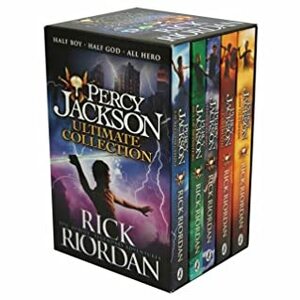 Percy Jackson Rick Riordan 5 Books Collection Pack Set by Rick Riordan