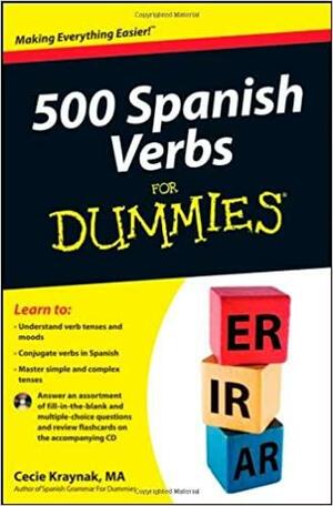 500 Spanish Verbs for Dummies by Cecie Kraynak