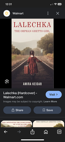 Lalechka the orphan ghetto girl by Amira Keidar