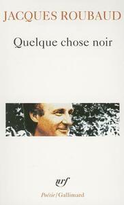 Quelque chose noir by Jacques Roubaud