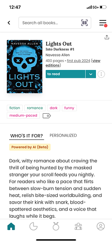 Lights Out  by Navessa Allen