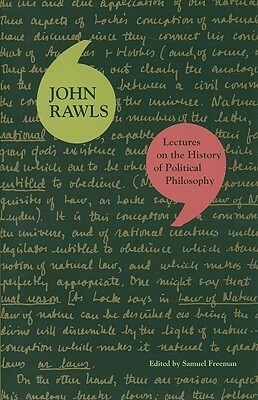 Lectures on the History of Political Philosophy by John Rawls