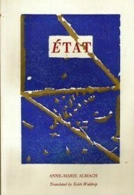 Etat by Anne-Marie Albiach