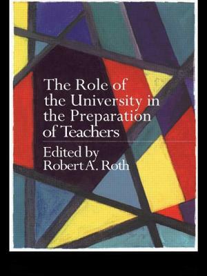 The Role of the University in the Preparation of Teachers by 